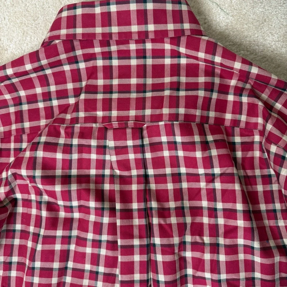 Cabela’s Outfitter Series Mens Long‎ Sleeve Red Plaid Button Down Quality Cotton